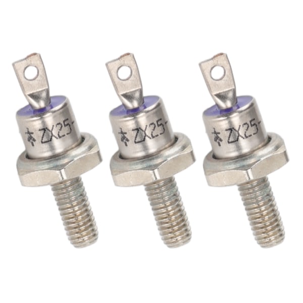 3 stk. ensretterdiode spiral 25A jern høj hårdhed spiral ensrettermodul udskiftning for generatoranode