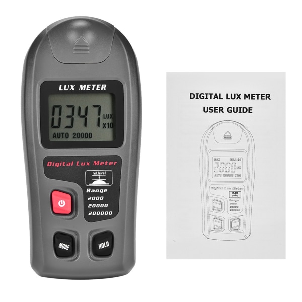 MT-30 Digital Luxmeter LCD Display Ljusmätare Miljötestning Illuminometer