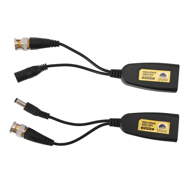 1 par 5 MP High Definition Video + Power Balun Transceiver Twisted Pair-sändare