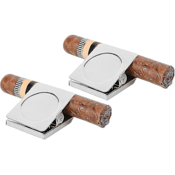 Magnetisk golf cigarholder klips - Sæt med 2 | Kompatibel med golfvogn | Cigar tilbehør til mænd