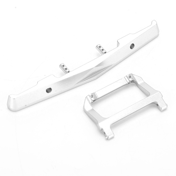 RC Front Bumper Aluminium Alloy Connector for AXIAL SCX24 C10 1/24 RC Car Upgrades PartsSilver