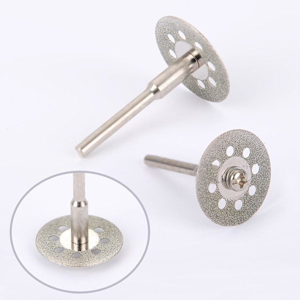 10-pack 22 mm Mini Perforerade Kapskivor, Diamant, Kapskivor, Ann Arbor Skaft