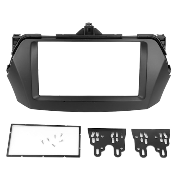 Car Fascia 2DIN Radio Stereo Dash Installation Trim Kit Replacement for SUZUKI Alivio Ciaz 2014‑2015