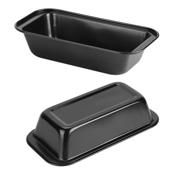 Rektangulær brødform brødkakeform karbonstål non-stick brødbakeformer svart