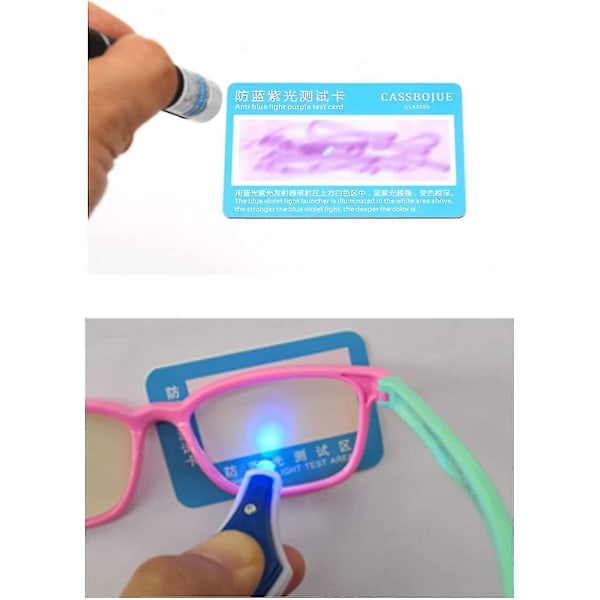 Anti Blått Ljus Glasögon För Barn Datorglasögon, UV-skydd Anti Reflex Glasögon Datorglasögon Videospelsglasögon För Barn