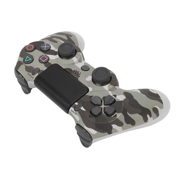 Spelkontroll Dubbel Vibration Känslig Trådlös Kontroll Gamepad för PS4 Slim Pro för PS5 Kamouflage Grå