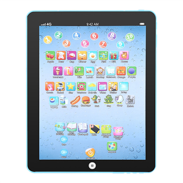 Opettavainen tablet-lelu taaperoille - Lasten baby varhaisopetuslaite