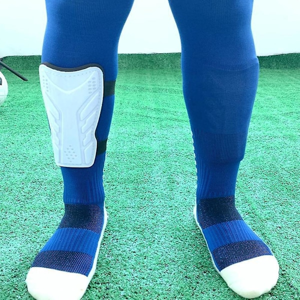 Kevyt Valkoiset Jalkapallo Shin Guards Nuorille ja Aikuisten Suojalevyt Kompakti Muotoilu