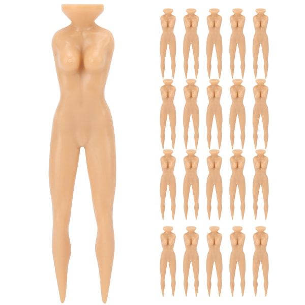 20 kpl/setti Golf Beauty Tees Sexy Lady Body Tees Holder PE Muoviharjoituspallo Tarvikkeet