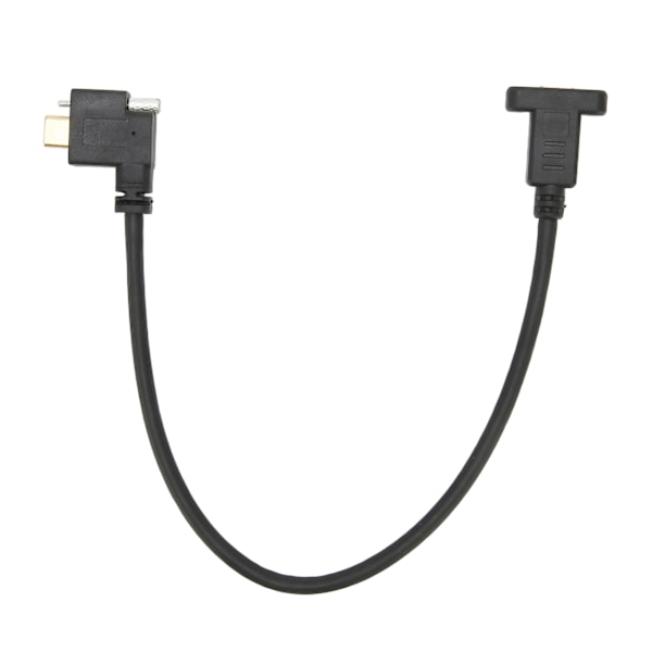 Type C til Type C-kabel 10 Gbps 5A 4k gullbelagt standard 16+1 kjerner 0,3 meter hann til hann USB3.1-kabel