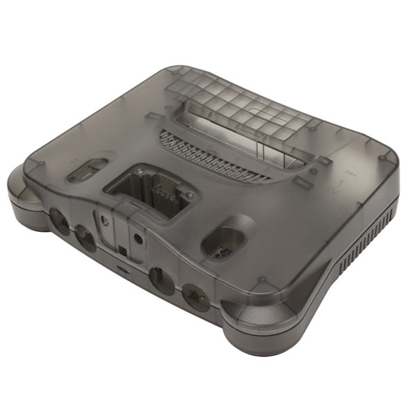 Läpinäkyvä kotelo monikäyttöiseen retro-pelikonsoliin, N64-retro-pelikonsolin kuori