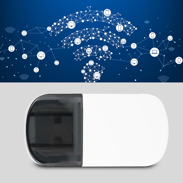 5200 langaton USB WiFi-sovitin 5G/2.4G Dual Band USB Bluetooth4.2 verkkokortti