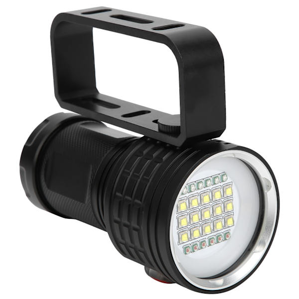 IPX8 vedenpitävä taskulamppu sukellus LED-valo taskulamppu 500M vedenalainen valokuvaus täyttövalo