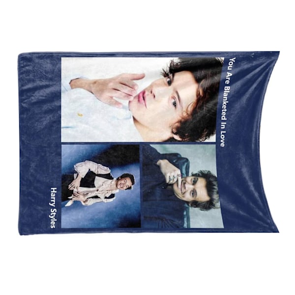 Sängfilt Polyester Hudvänlig Sovande Napfilt med Berömd Stjärna för Alla Säsonger 140x200cm/55.1x78.7in