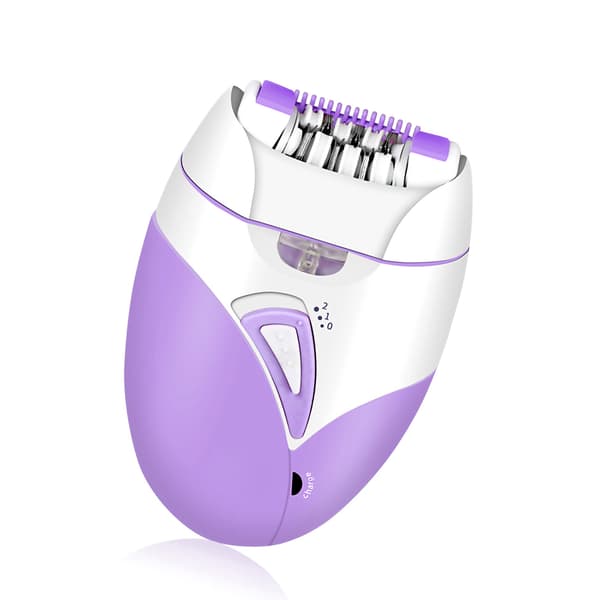 Elektrisk hårfjernings-epilator oppladbar avtakbart hode for kvinner Mann Hårtrimmer Lilla