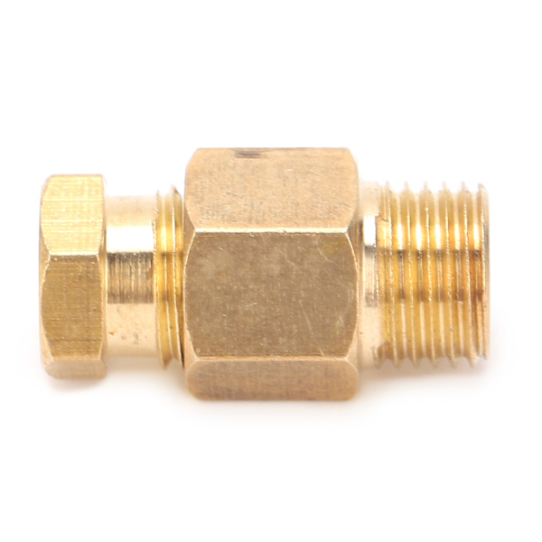 Oljerørkobling Albue Messing Rett Blokkkobling Adapter for Rørforbindelse PD610