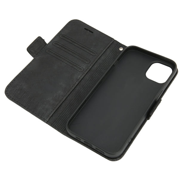 Wallet Phone Case til Iphone 14 PU Læder Wallet Flip Phone beskyttende etui med kortpladser Holder Hængende Reb