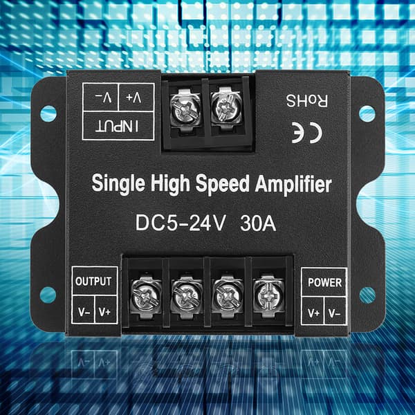 DC5-24V 30A Enkeltfarvet LED Signalforstærker til Lysstrimmel RGB LED Controller
