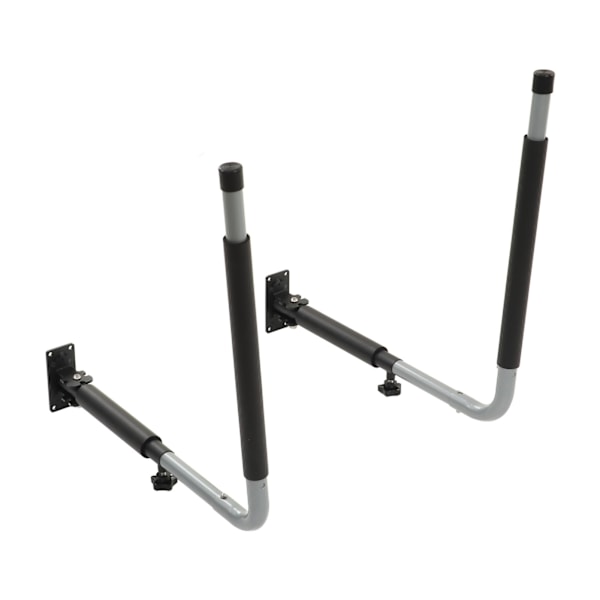 Kajakförvaringsställ Heavy Duty Garage Förvaringskrok Väggmontering Utökningsbar Längd Surfbrädor Cykelhängare