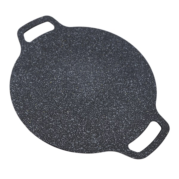 Koreansk stil rund grillpande i aluminium med non-stick belægning til hjemmekød og skaldyr 30 cm/11,8 tommer
