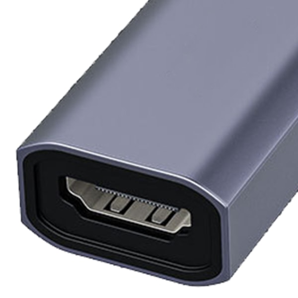 Typ C till HD-adapter i legering Nickelpläterad port Stabil överföring USB C till 4K-adapter för bärbar dator surfplatta telefon