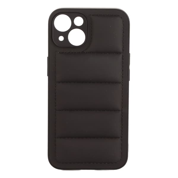 Telefonfodral Svarta dunjackor designade i konstläder Mjukt skyddsfodral för iPhone för Iphone14