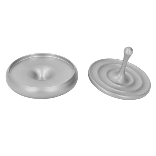 Vatten Drop Twisting Gyroskop Roterande Dekomprimering Rostfritt Stål Sandblästring Skrivbord Hand Twist Gyroskop