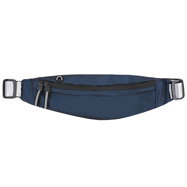 Löparbälte Midjeväska Unisex Vattentät löparväska Sport Fanny Pack 10 tum Blå