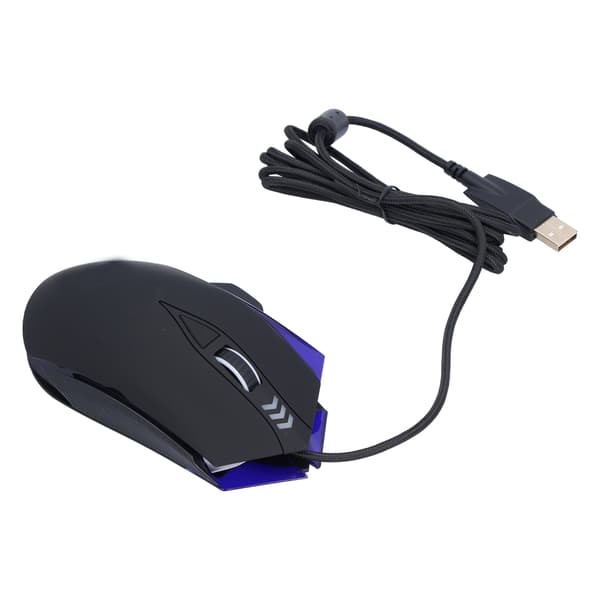 Gaming Mus USB Bærbar Åndedrætslys 4 DPI Justerbar Ergonomisk Computermus til PC Bærbar