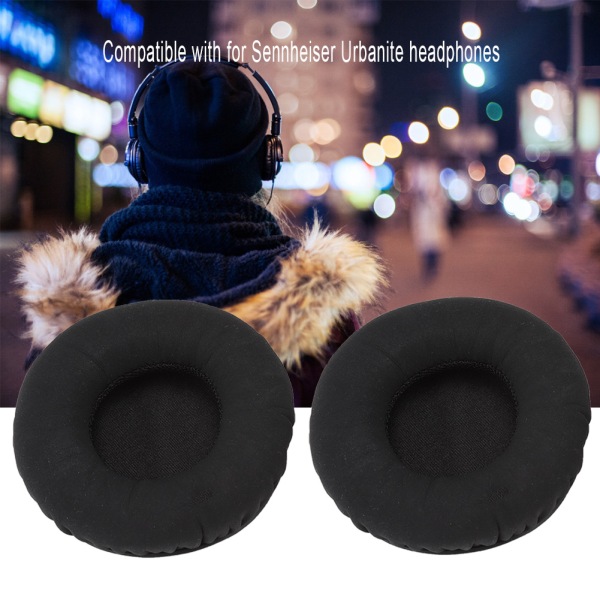 Erstatning for Sennheiser Urbanite øreputer Soft Sponge Cushion Headset Cover