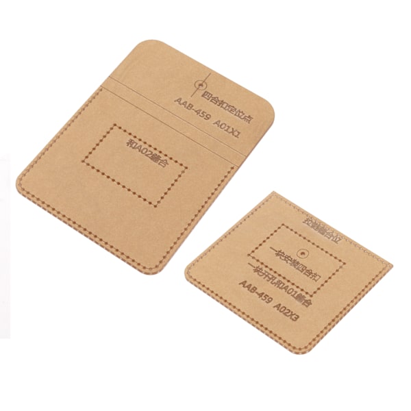 Akrylmall DIY Transparent Handgjord Plånbok Läderhantverksverktyg för Växelväska Kortfodral Tillverkning Present