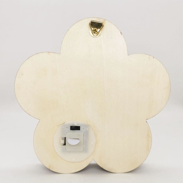 Påsklykta i trä Kreativ Vår Kanin Fjäril LED-ljus Ornament Hänge