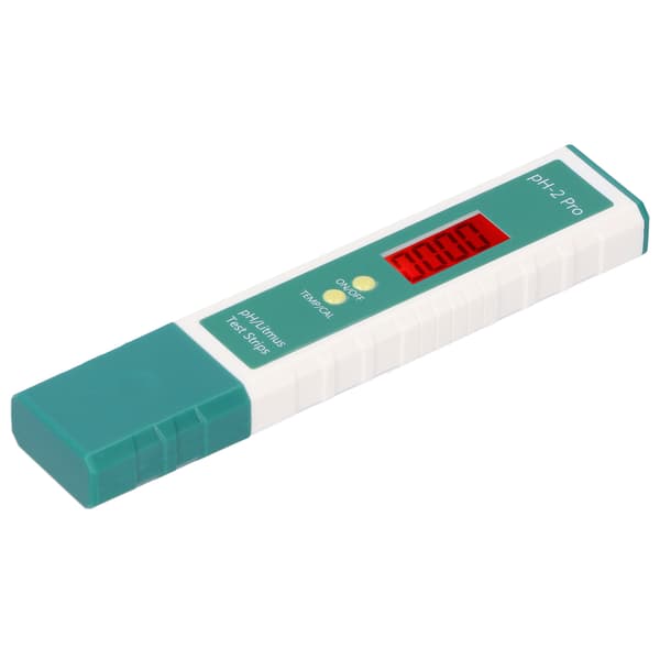 PH-måler Digital PH-testerpenn med teststrimmelfunksjon Termometer for drikkevann og bassengvann