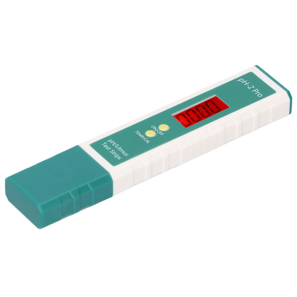 PH-meter Digital PH-testerpen med teststrimmelfunktion Termometer til drikkevand og poolvand