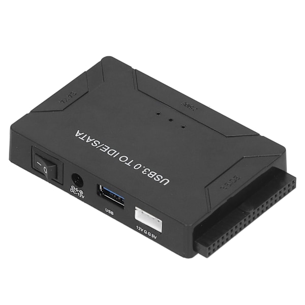 USB 3.0 till IDE SATA-omvandlare Extern hårddiskadapter Kit 2,5 tum/3,5 tum kabel 100-240VAU-kontakt