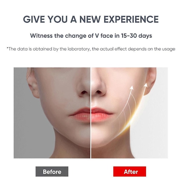 V-Face Slimming Ansiktslyftande Bälte med LCD-Fjärrkontroll