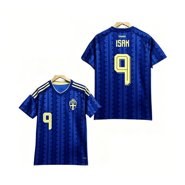 Sveriges bortetrøye for VM 2026 – kortermet, armbind, nr. 9 ISAK(S) 9# S