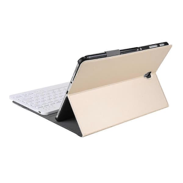 Bluetooth-tastaturdeksel i skinn til Galaxy Tab S4 10.5 T830 / T835 Gold