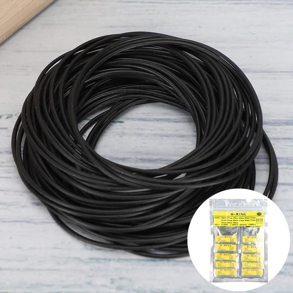 Vanntette Runde Urpakninger O-ring Gummi Tetningsskiver Urtilbehør 0,7 mm