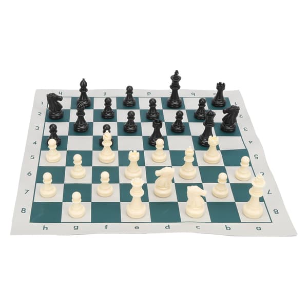 Internationellt Standard Schackspel Set Tävling Stort Schackset i Plast med Schackbräde