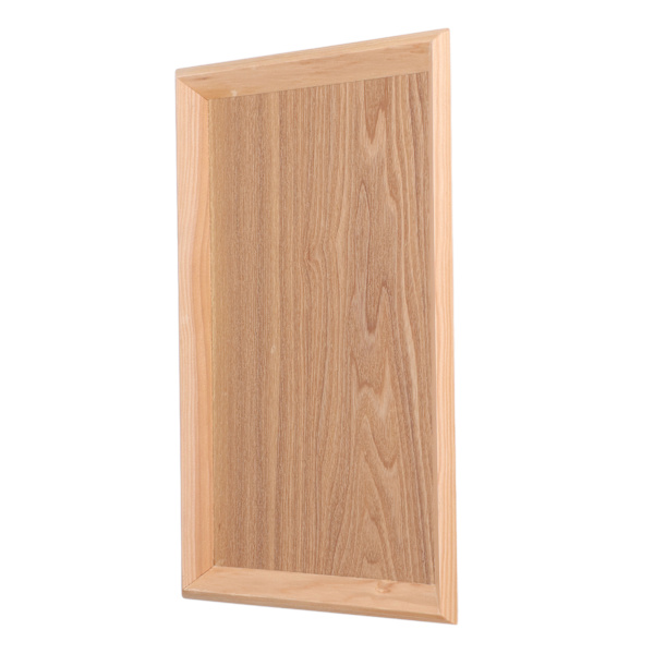 Træ serveringsbakke hjem kaffebar enkel elegant eftermiddagstebakke til fest familiefest 31,5 x 21,5 cm / 12,4 x 8,5 tommer