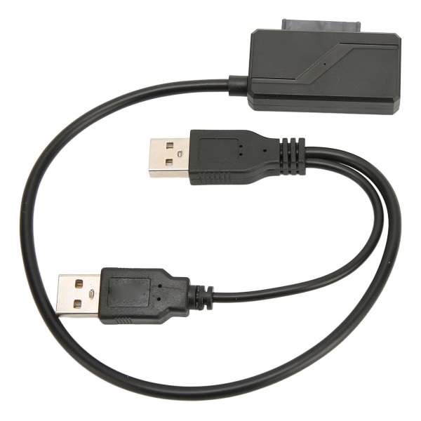 USB2.0 optisk drevkabel Ekstern USB til SATA 6 og 7 strømforsyning Bærbar Plug and Play 480 Mbps drevadapter