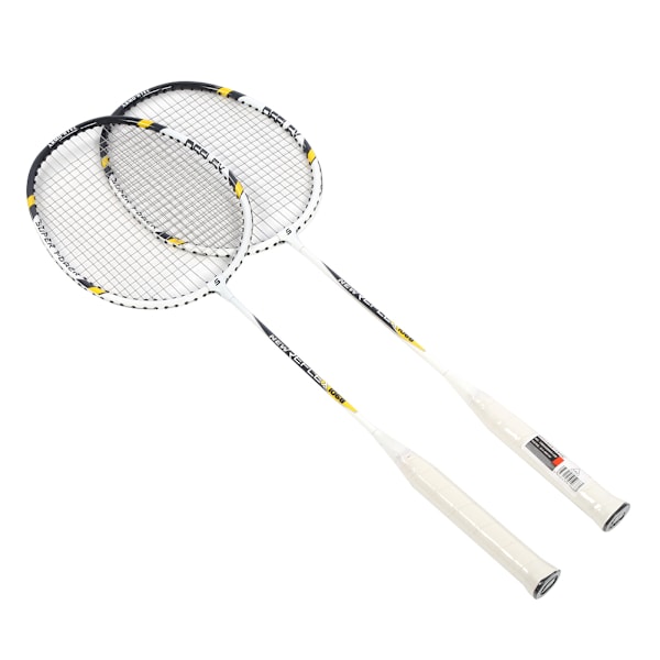 1068 Bärbar lättvikts badmintonracket i aluminiumlegering för vuxna, offensiv typ, dubbelspelar