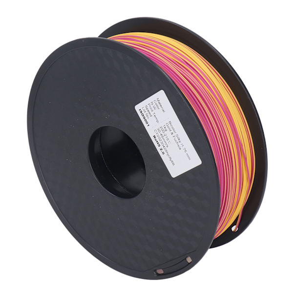 Silke Filament 1,75 mm Guld og Purpurrød Skinnende PLA Clog Free 3D Printer Filament