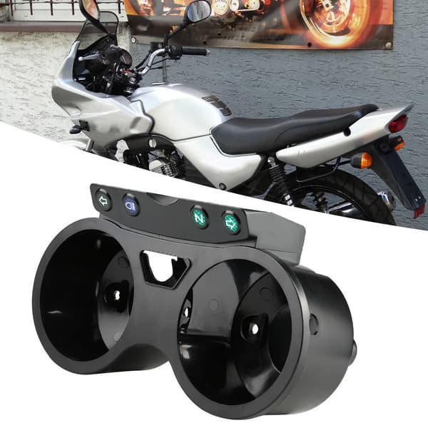 Svart speedometer kilometerteller nedre deksel for Yamaha YBR 125 ED 2005-2009