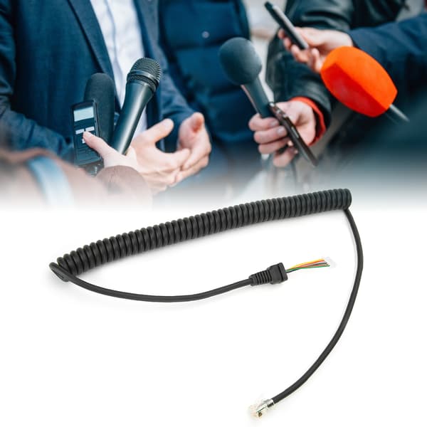 Håndmikrofon Kabel Linje Erstatning for YEASU MH-48A6J/FT-7800/FT-8800/FT-8900