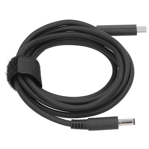 Opladerkabel Type-C til DC4.5x3.0MM Hanstik Strømadapterkabel Passer til Dell Laptop