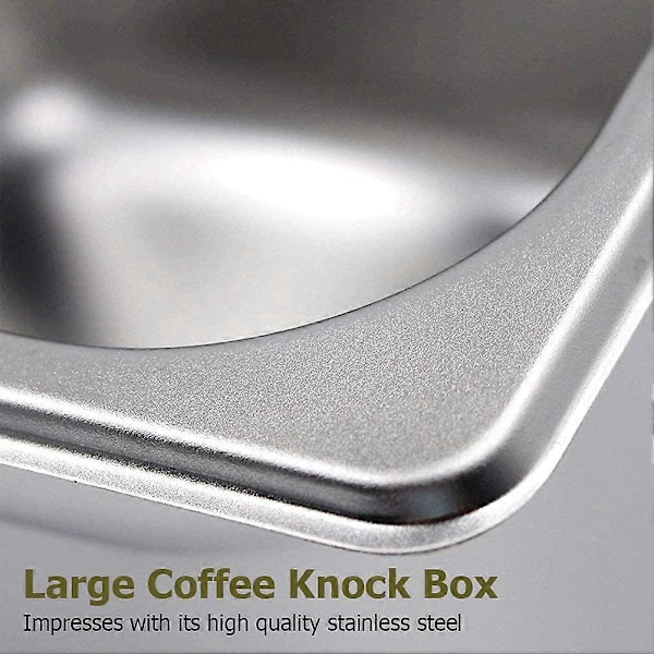 Espresso Knock Box i Rostfritt Stål
