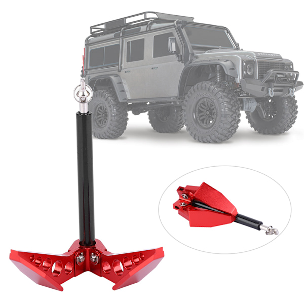 Universal Metal Foldable Heavy Duty Winch Anchor til 1:10 RC Bil Crawler Tilbehør