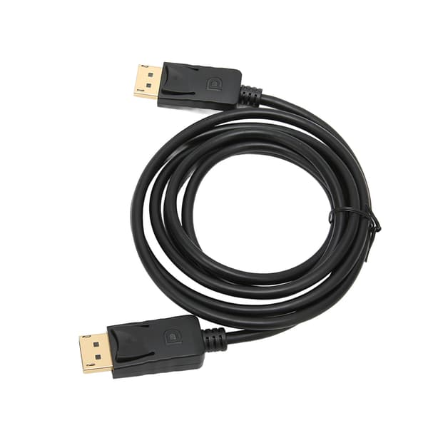 DP til DP forlængerkabel HD 1080P DisplayPort til DisplayPort-kabel til bærbar computer, projektor, TV 6ft